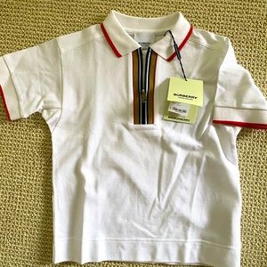 Burberry boys polo 6y